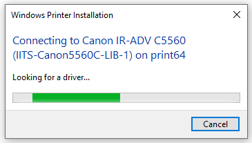 printer installation